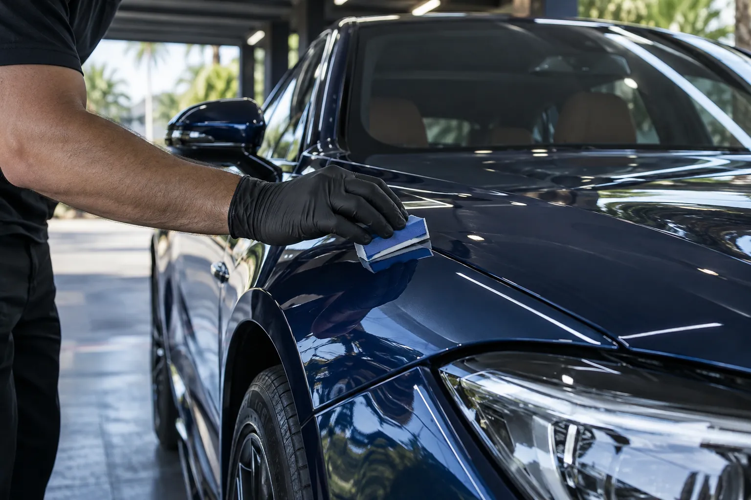 Illustrative protective car finish